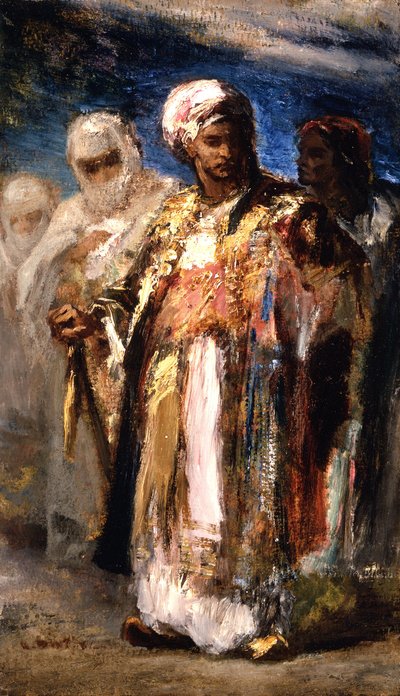 Men in Oriental Costumes, c.1845 by Narcisse Virgile Diaz de la Peña